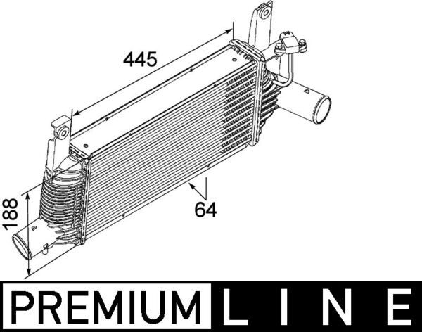 MAHLE CI 159 000P - Ladeluftk&uuml;hler