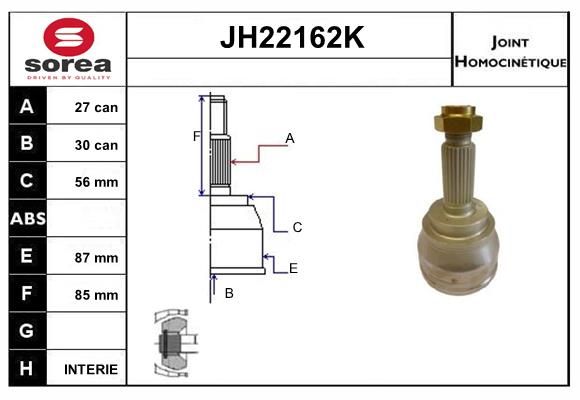 KIT CV JOINT AVEC KR053 - LEGACY