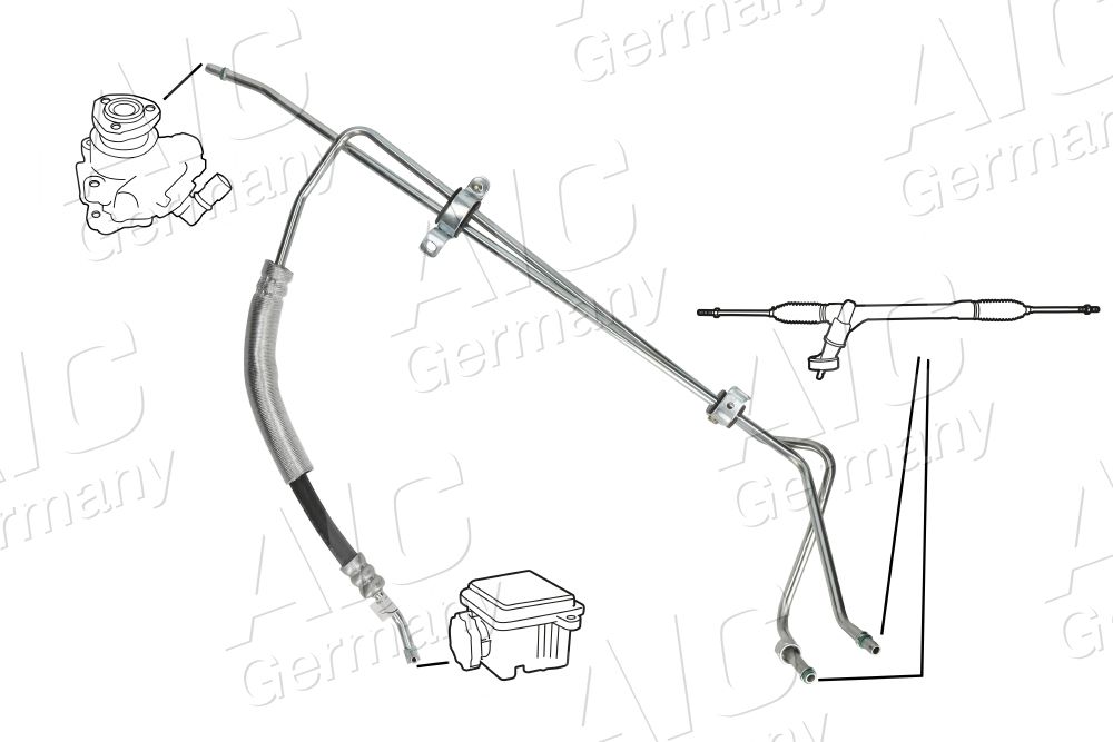 Hydraulikschlauch, Lenkung
