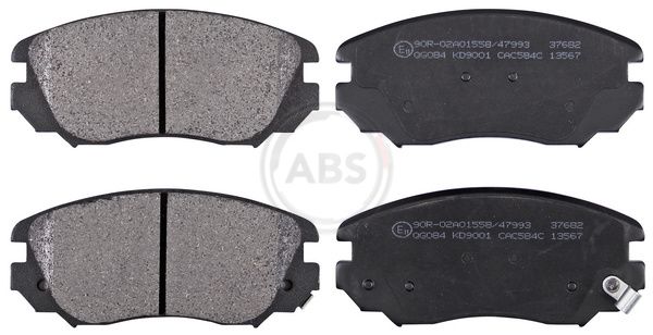 Brake Pad Set, disc brake 37682