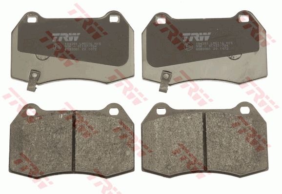TRW DISC BRAKE PADS - TecDoc 2