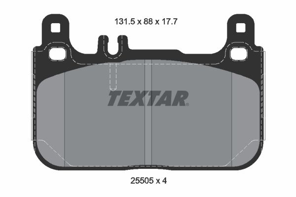 Brake Pad Set, disc brake 2550501