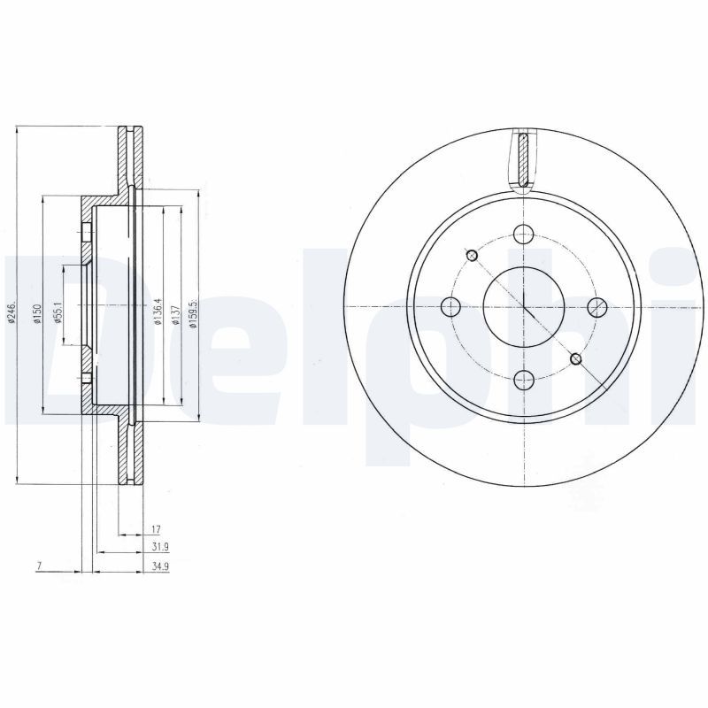 Brake Disc BG4128