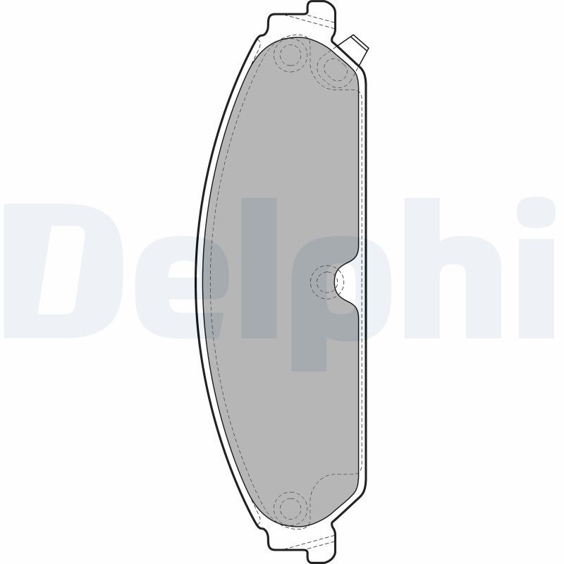 Brake Pad Set, disc brake LP2033