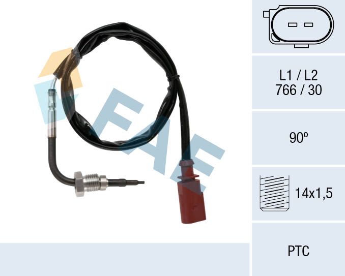 FAE 68078 - Sensor, Abgastemperatur