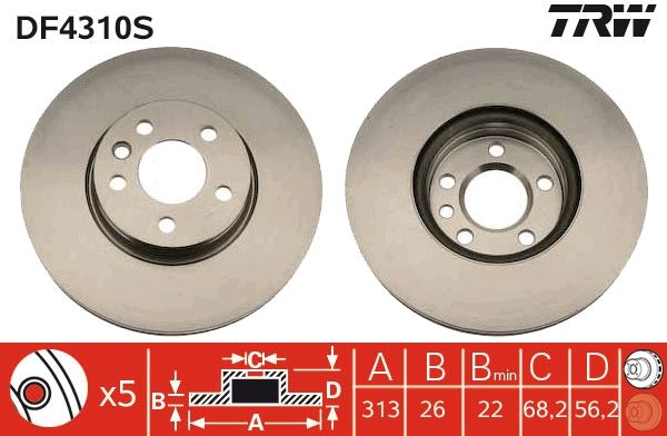 Brake Disc DF4310S