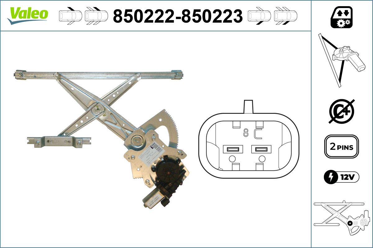 VALEO 850222 - Fensterheber