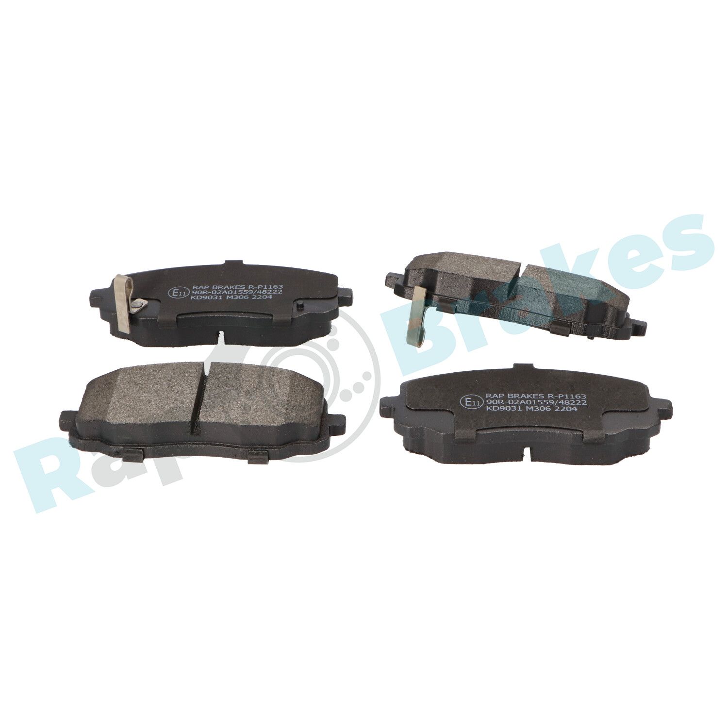 Bremsbelagsatz, Scheibenbremse