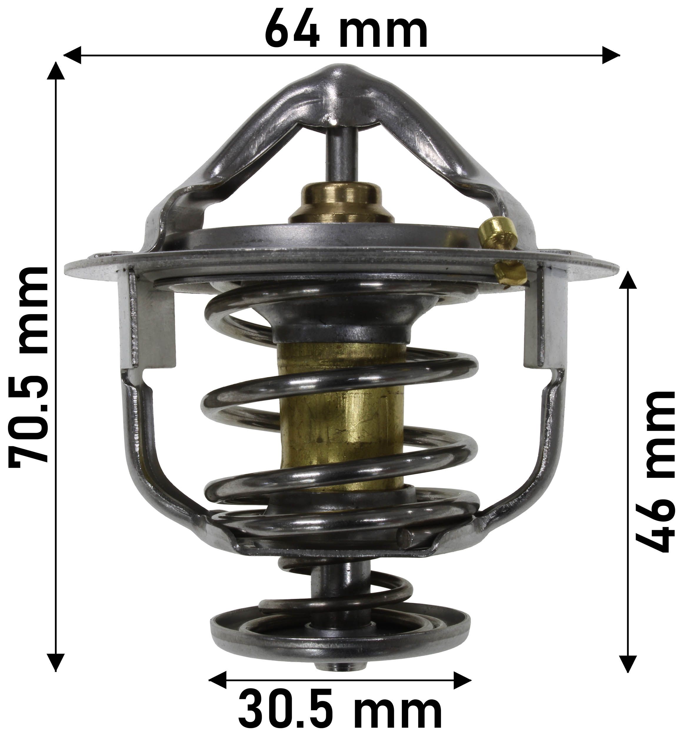 THERMOSTAT 64MM DIA 82C MULTIPLE APPLICATIONS - TecDoc Only