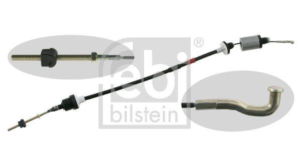 FEBI BILSTEIN 04207 - Seilzug, Kupplungsbet&auml;tigung