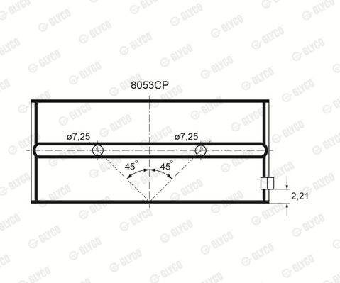 8053CP GLYCO csapágy
