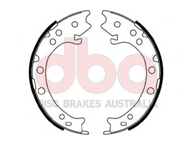 Street Series Brake Shoes [Honda Parking Brake 198mm] - TecDoc Only