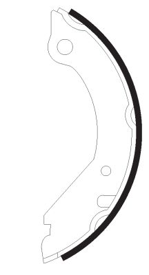 TEXTAR 91017200 - Bremsbackensatz, Feststellbremse