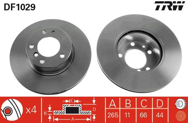 PAIRE DE DISQUES PEINTS  9900