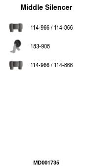 Mittelschalldämpfer