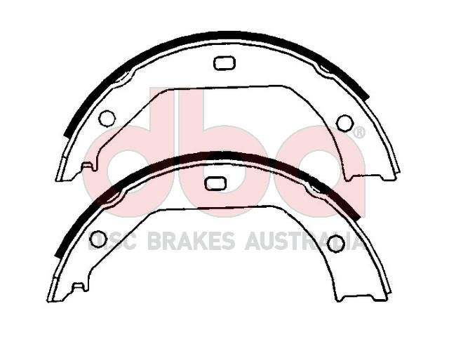 Street Series Brake Shoes [BMW Parking Brake 185mm] - TecDoc Only