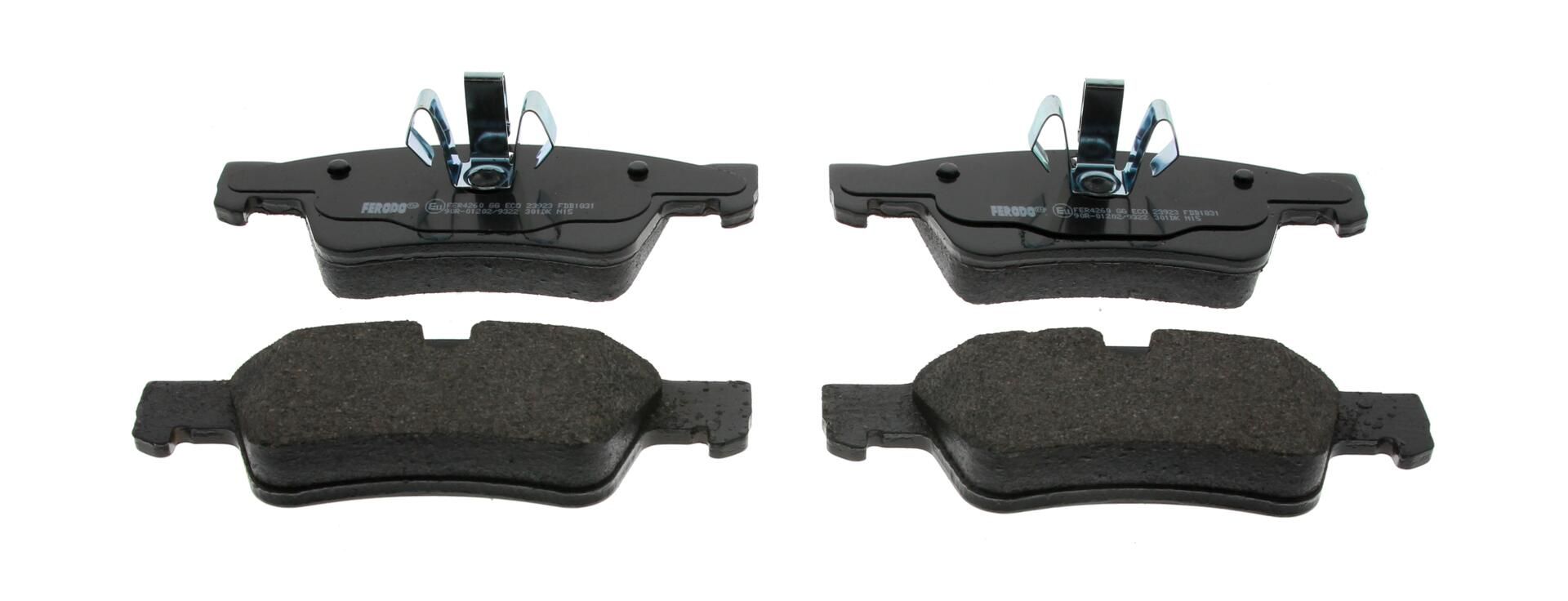 FERODO FDB1831 - Bremsbelagsatz, Scheibenbremse PREMIER ECO FRICTION