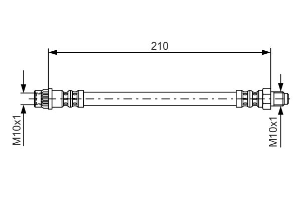 BRP BRH611201 Brake Hose