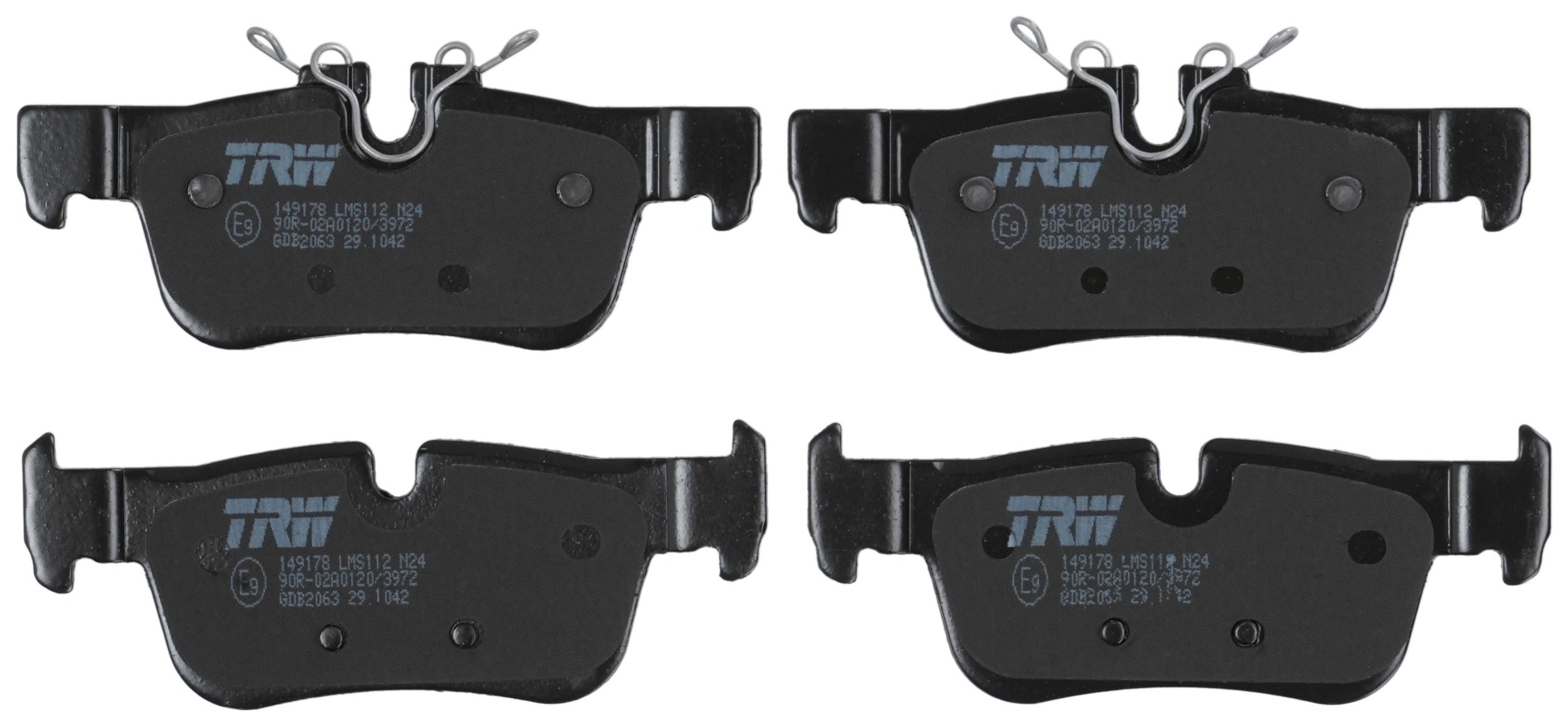 TRW DISC BRAKE PADS - TecDoc 2