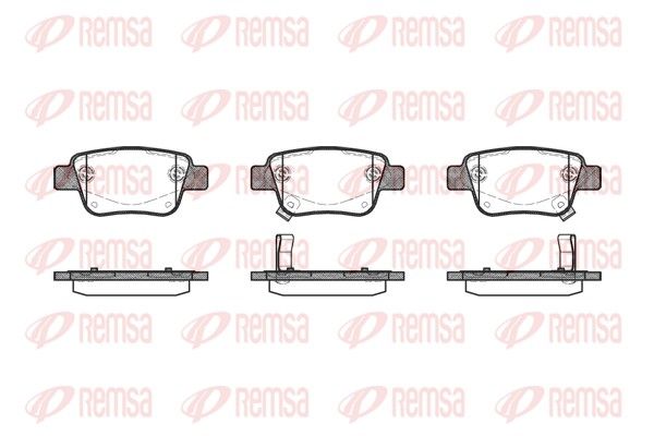 Premium Rear Brake Pad Set Premium Rear Brake Pad Set