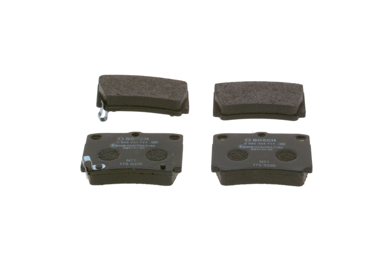 Brake Pad Set, disc brake 0 986 424 711