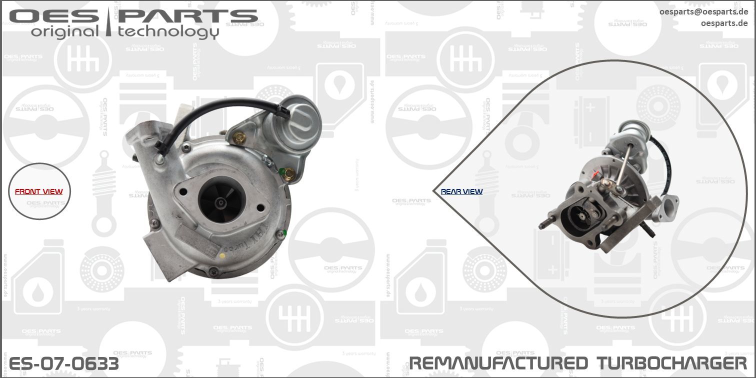 OES PARTS ES-07-0633 - Lader, Aufladung