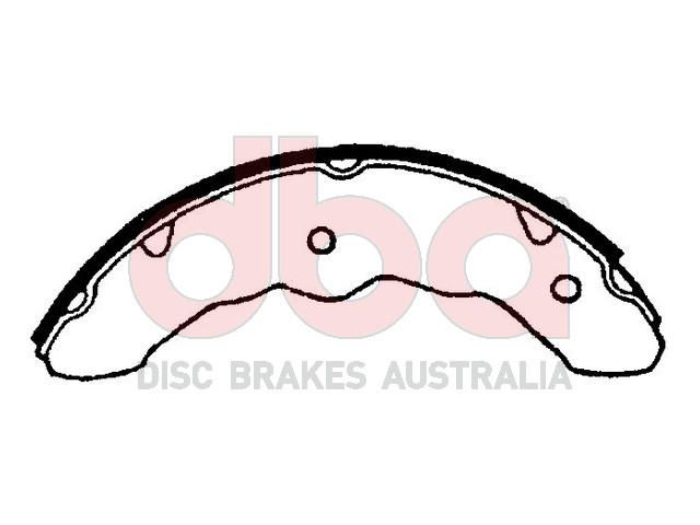 Street Series Brake Shoes [Toyota Dyna/Stout 295mm] - TecDoc Only
