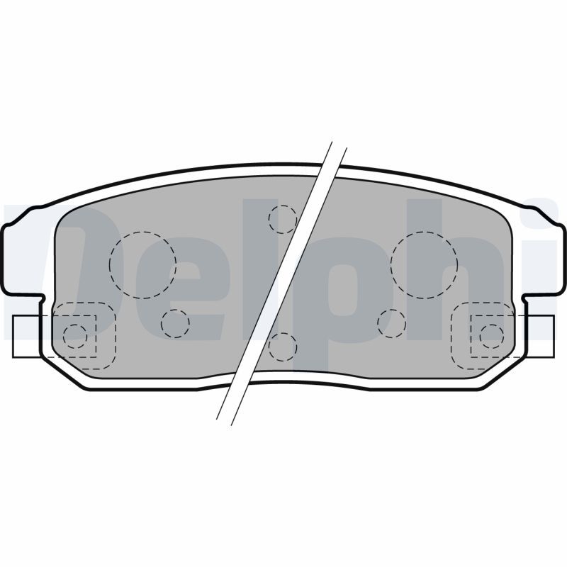 Brake Pad Set, disc brake LP1829