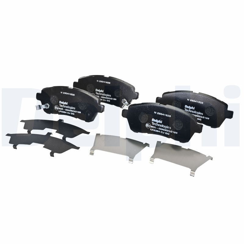 DELPHI LP3364 - Bremsbelagsatz, Scheibenbremse