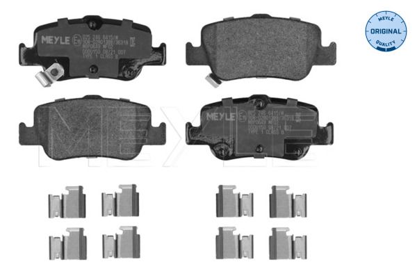 Brake Pad Set, disc brake 025 246 6415/W