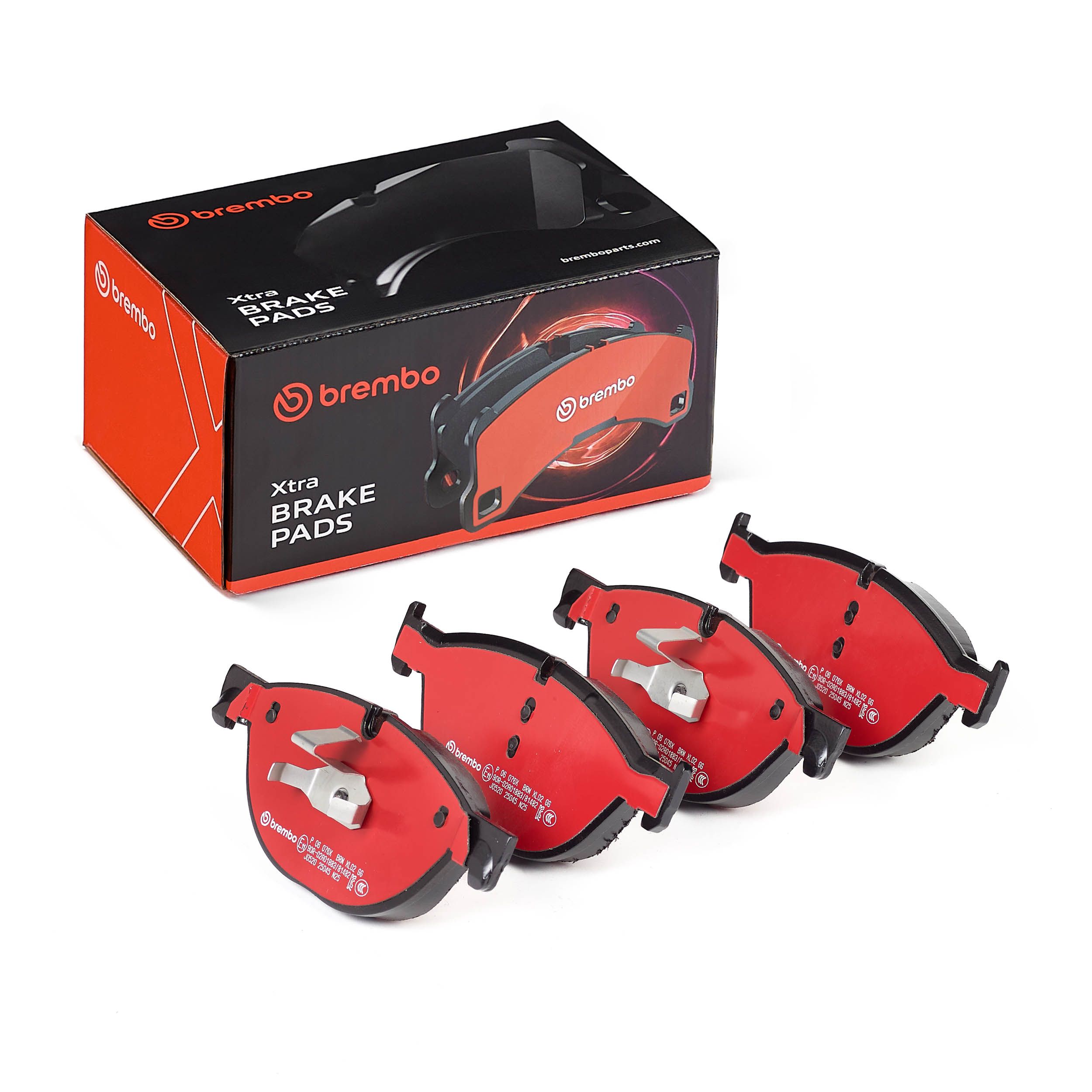 Brembo P 06 076X Bremsbelagsatz, Scheibenbremse