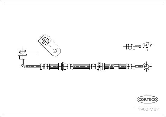 FLEXIBLE DE FREIN SUZUKI GRAND  0705