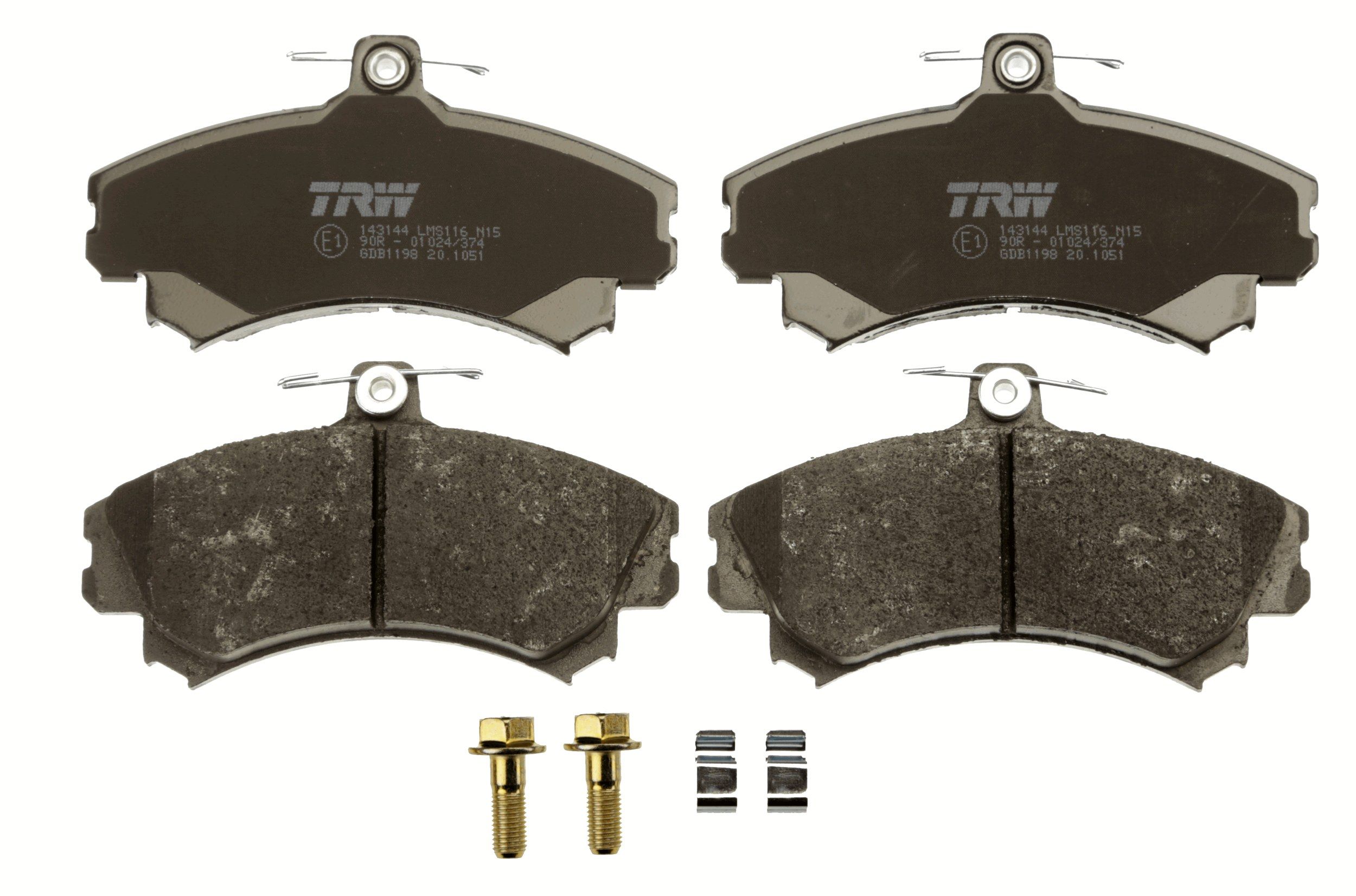 TRW DISC BRAKE PADS - TecDoc 2