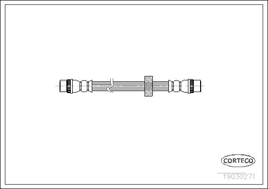 FLEXIBLE DE FREIN RENAULT TWINGO  0705