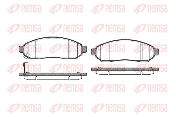 Premium Front Brake Pad Set Premium Front Brake Pad Set