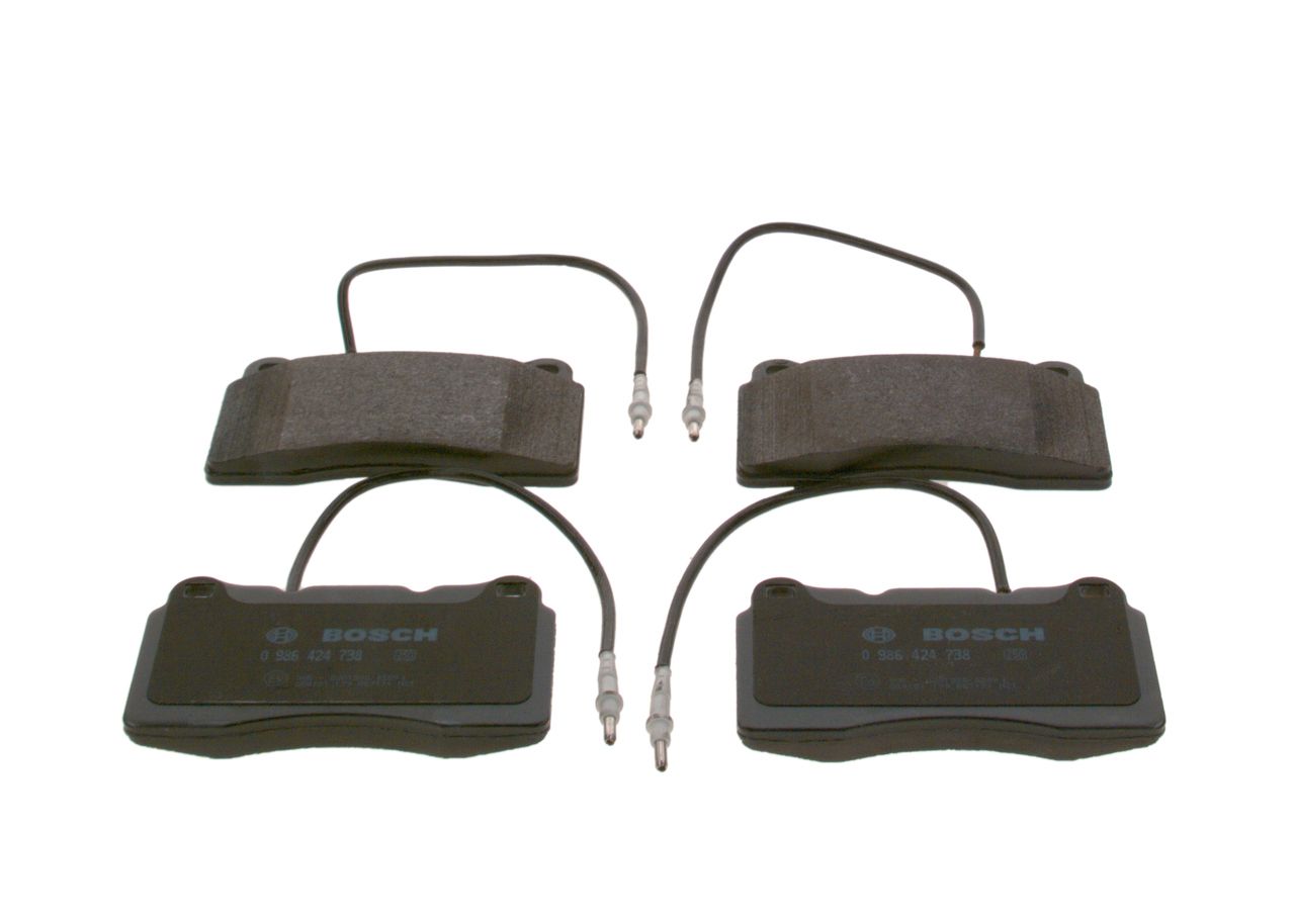 BOSCH 0 986 424 738 Brake Pad Set, disc brake