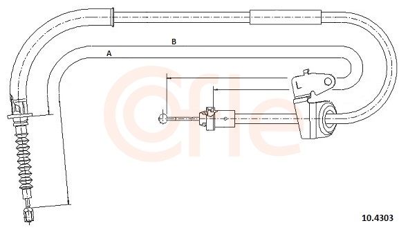 COFLE 10.4303 - Seilzug, Feststellbremse