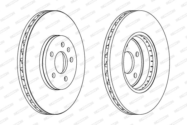 Brake Disc DDF1664C