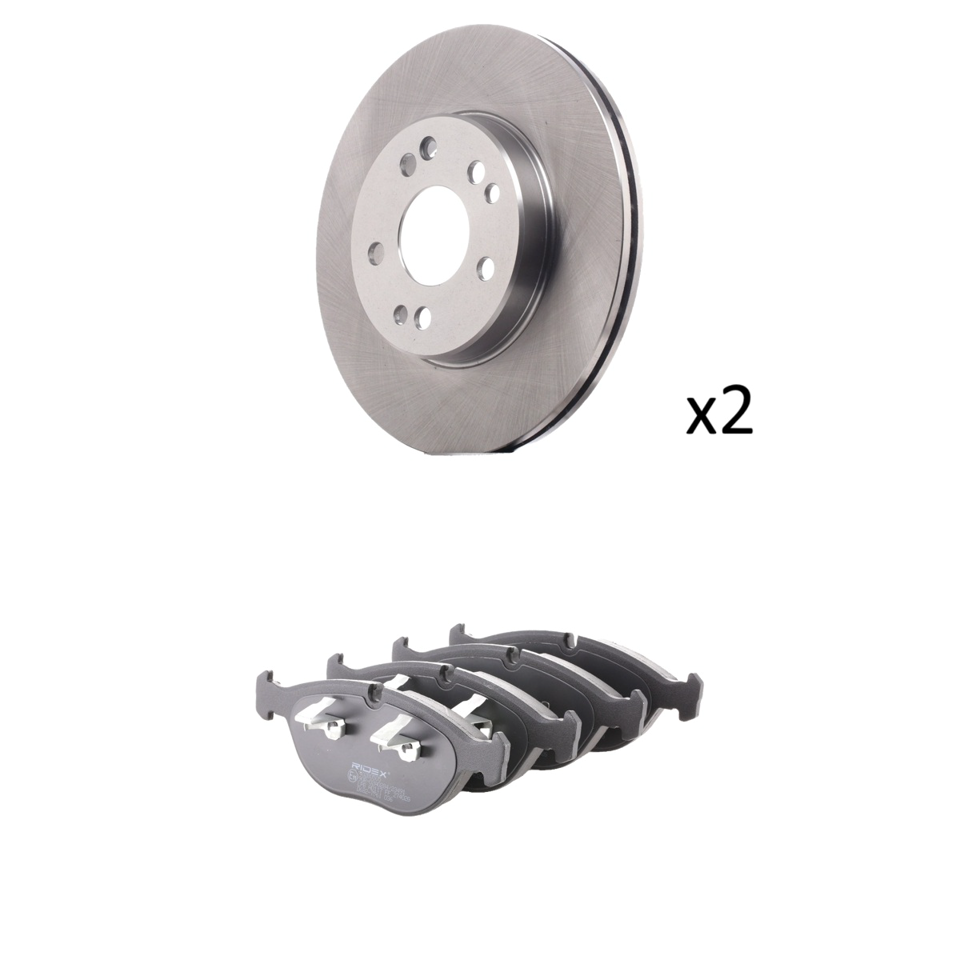 Remmenset, remschijf