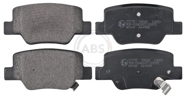 Brake Pad Set, disc brake 37735