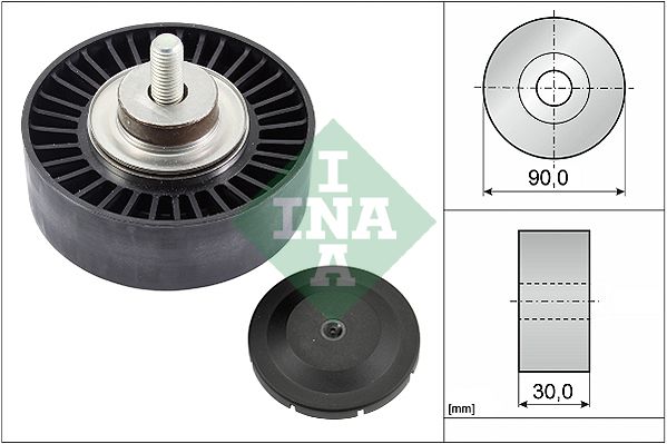 Deflection/Guide Pulley, V-ribbed belt 532 0752 10