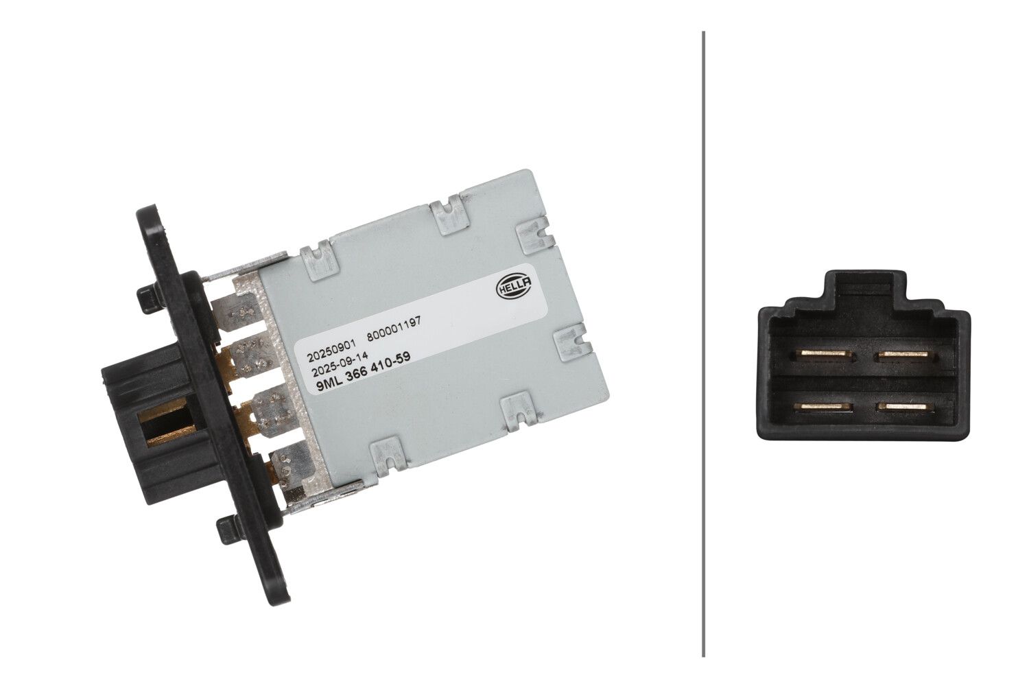 Hella 9ML 366 410-591 Widerstand, Innenraumgebläse