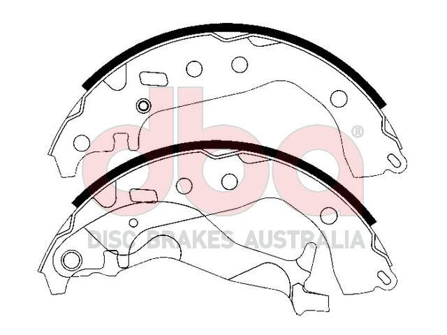 Street Series Brake Shoes [Toyota Vitz/Yaris 200mm] - TecDoc Only