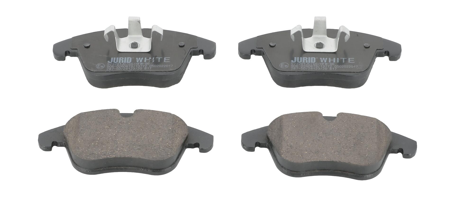 Bremsbelagsatz, Scheibenbremse