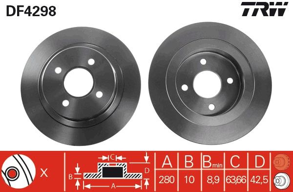 PAIRE DE DISQUES  9900