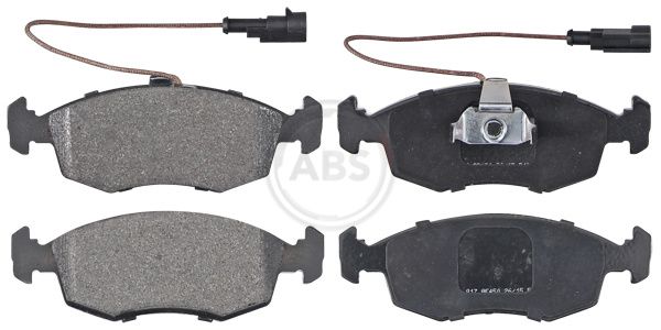 A.B.S. 37122 - Bremsbelagsatz, Scheibenbremse