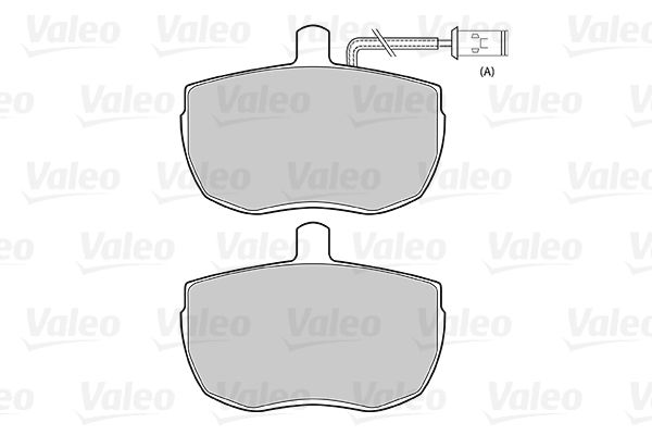 Bremsbelagsatz, Scheibenbremse