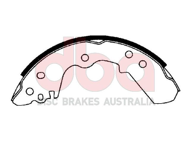 Street Series Brake Shoes [Holden/Isuzu Rodeo /Jackaroo 1981-03 254mm] - TecDoc Only
