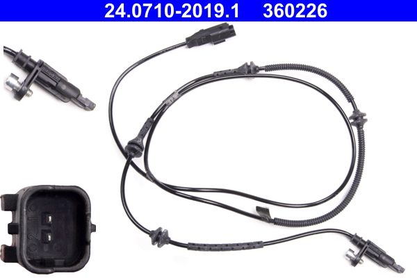 Sensor, wheel speed 24.0710-2019.1