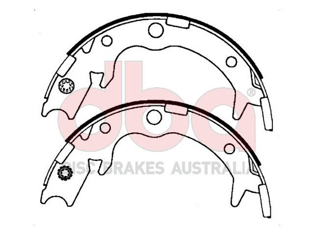 Street Series Brake Shoes [Honda Parking Brake 170mm] - TecDoc Only